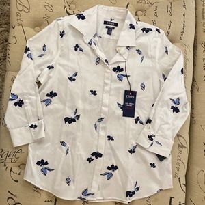 Chaps blouse, size large.  NWT